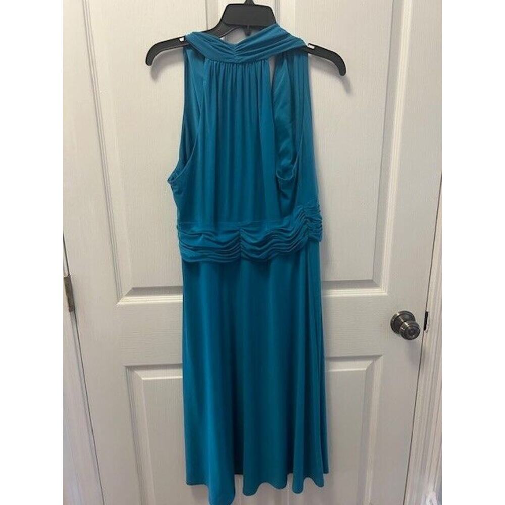 Evan Picone Turquoise Dress